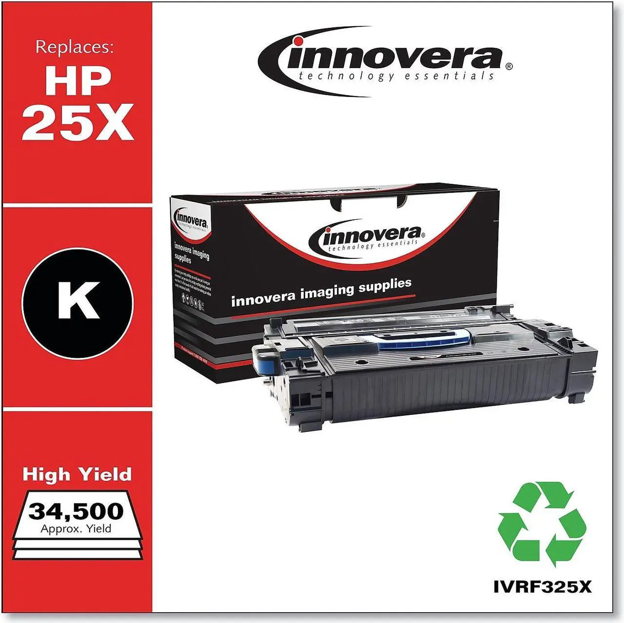 Alt view image 10 of 20 - Innovera Compatible Black High Yield Toner Cartridge (Alternative for HP 25X/CF325X)