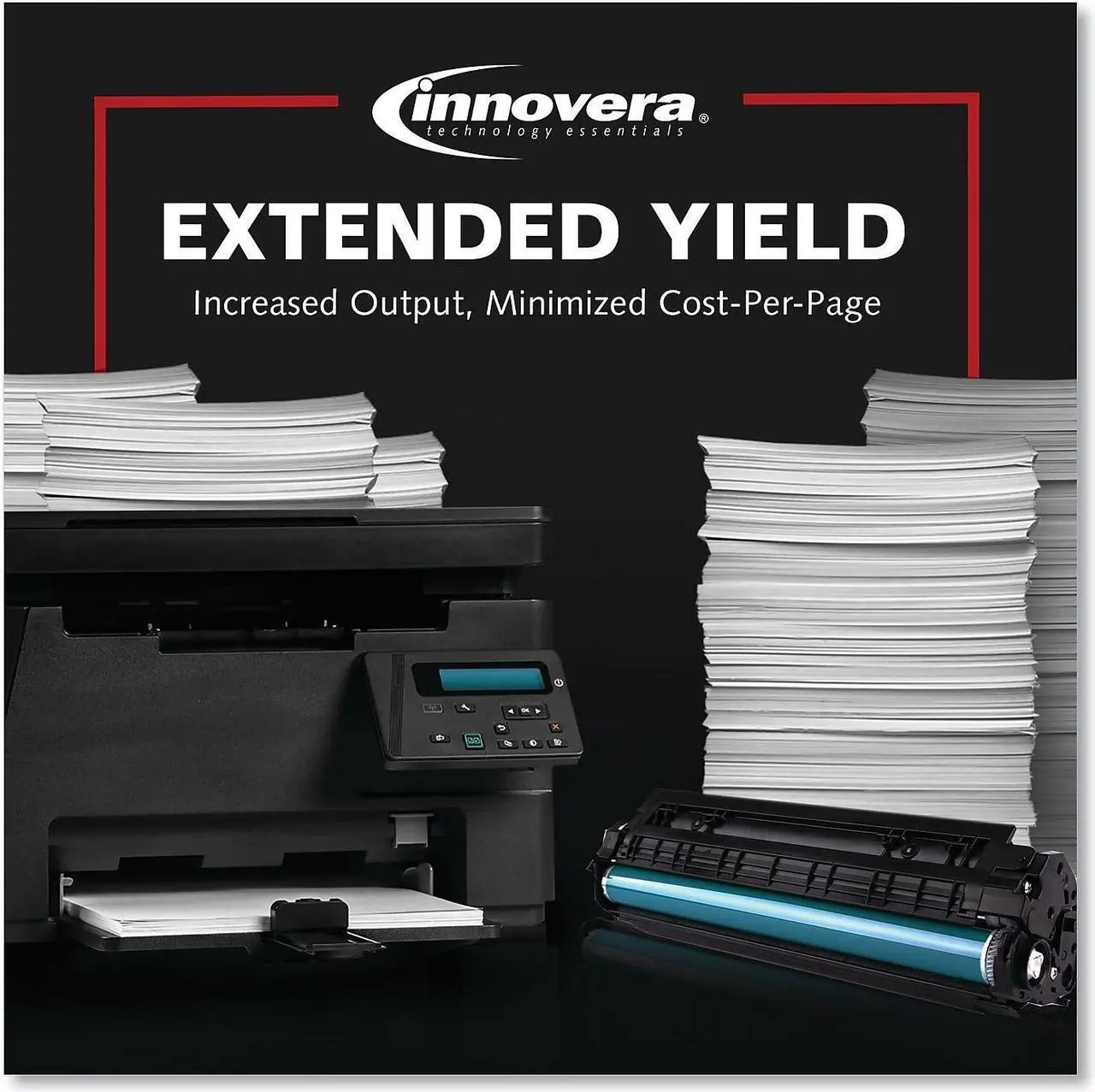 Alt view image 14 of 20 - Innovera Compatible Black High Yield Toner Cartridge (Alternative for HP 25X/CF325X)
