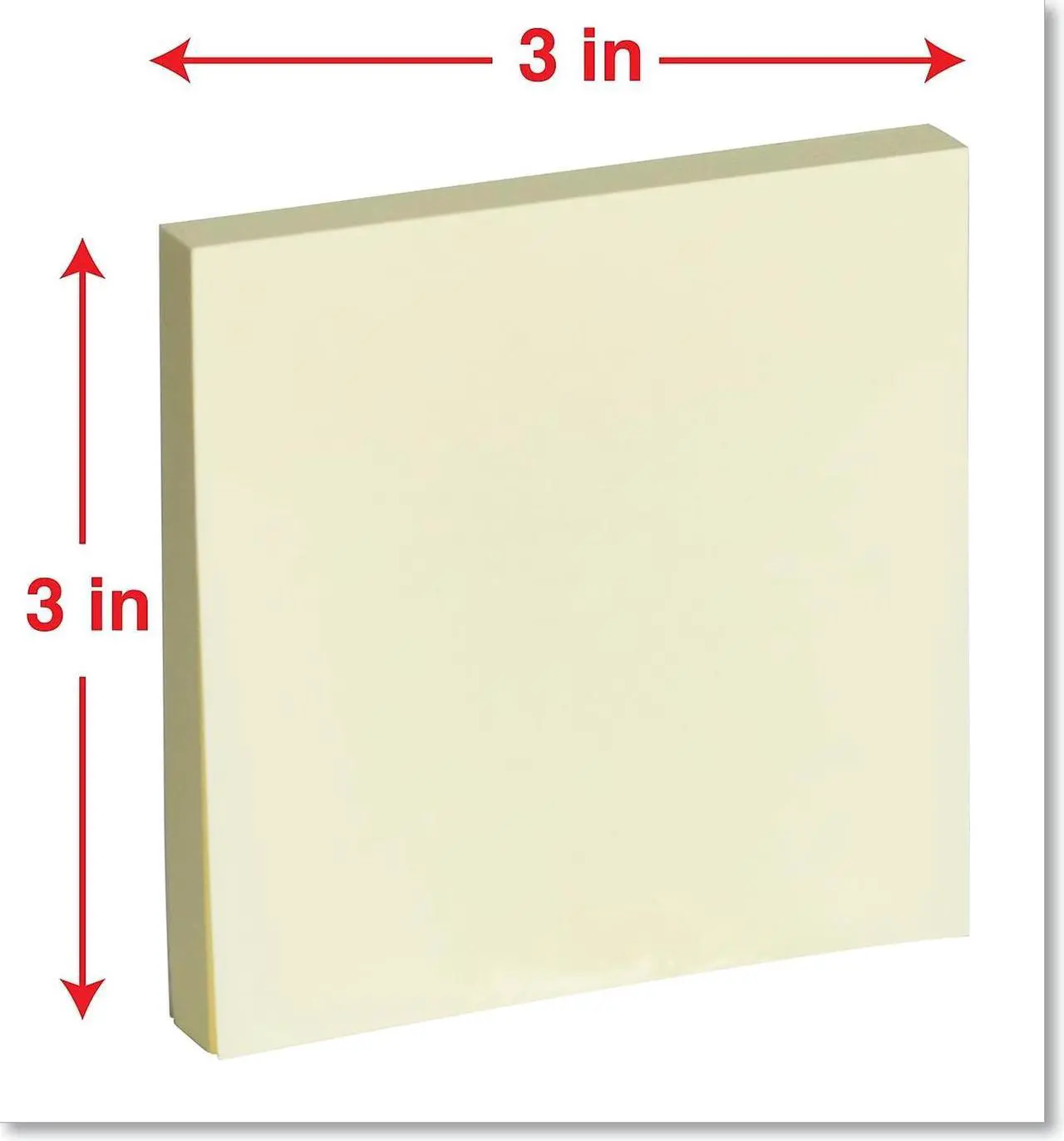 Alt view image 19 of 20 - Universal Self-Stick Note Pads, 3" x 3", Pastel, 90-Sheet, 24/Pack