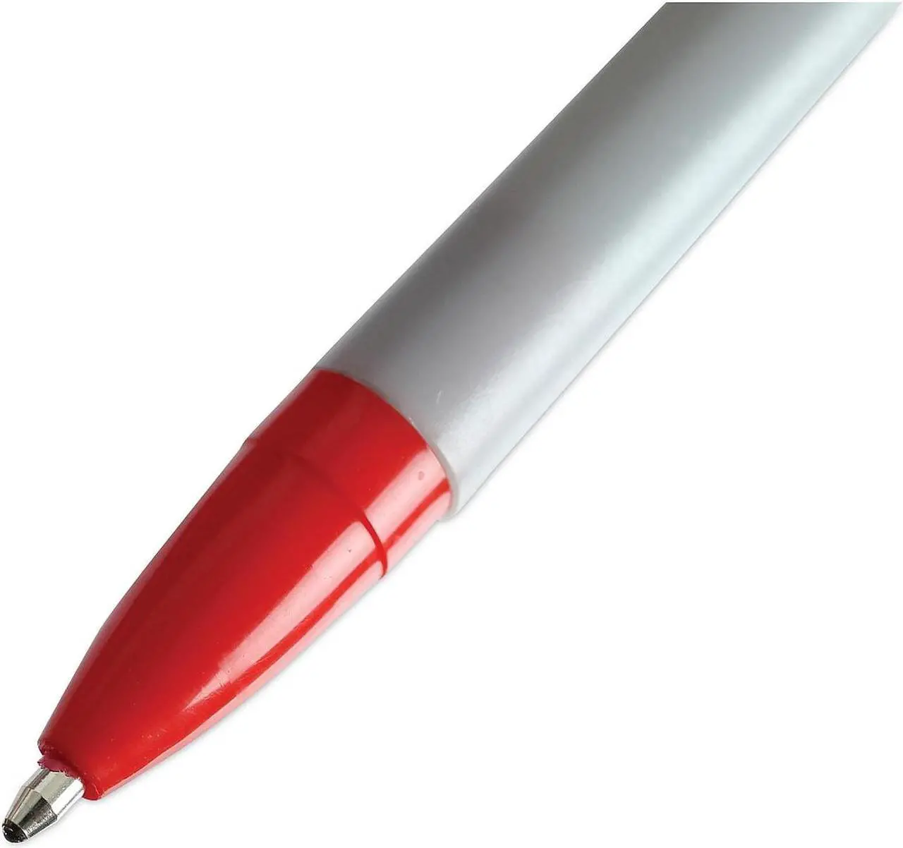 Alt view image 13 of 13 - UNIVERSAL Economy Ballpoint Stick Oil-Based Pen Red Ink Medium Dozen 27412