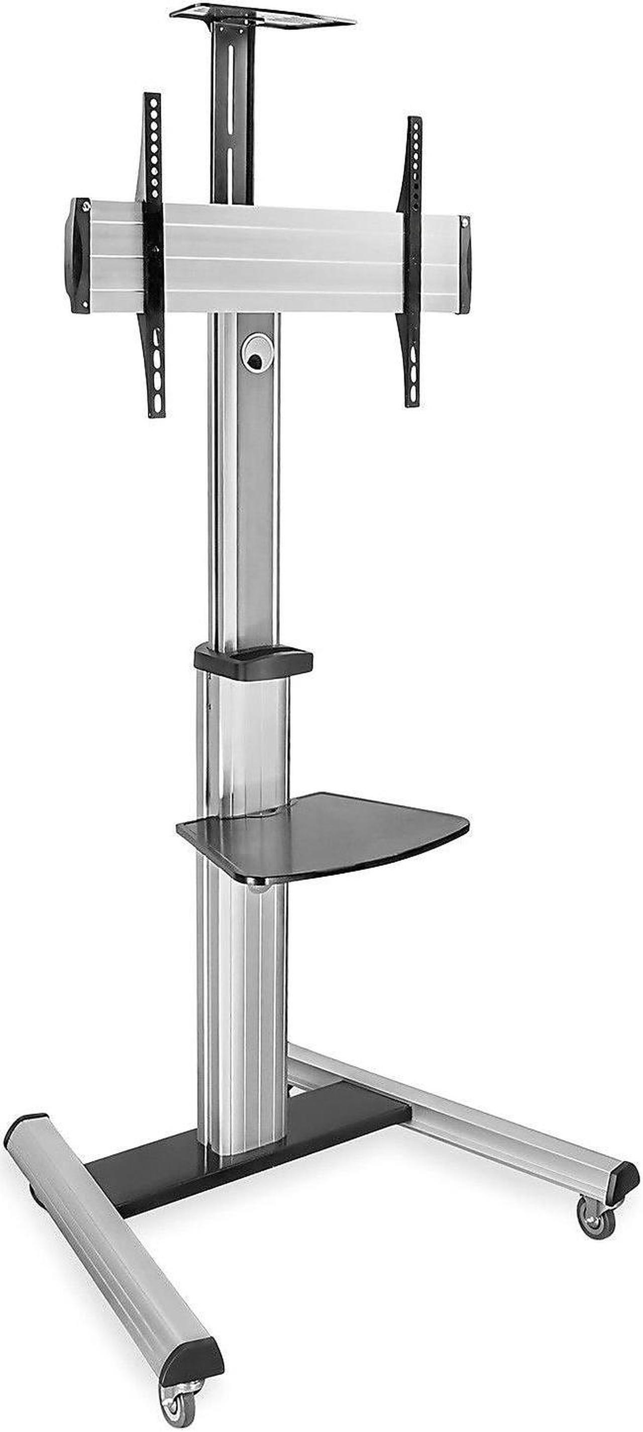 Alt view image 14 of 19 - Mount-It! TV Cart Stand | Fits 32 to 70 inch Screen Sizes | TV Mount | Mobile TV Cart | 110 lbs Capacity