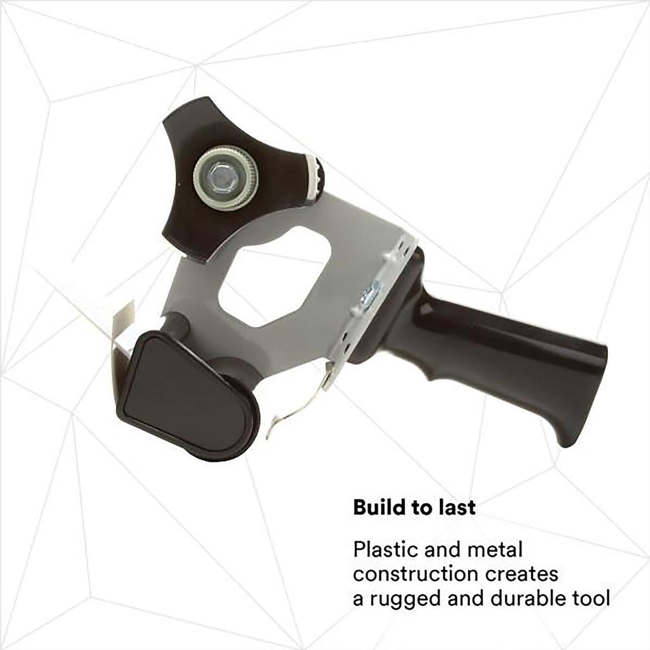 Alt view image 11 of 14 - Tartan Pistol Grip Box Sealing Tape Dispenser, 3" core, Black