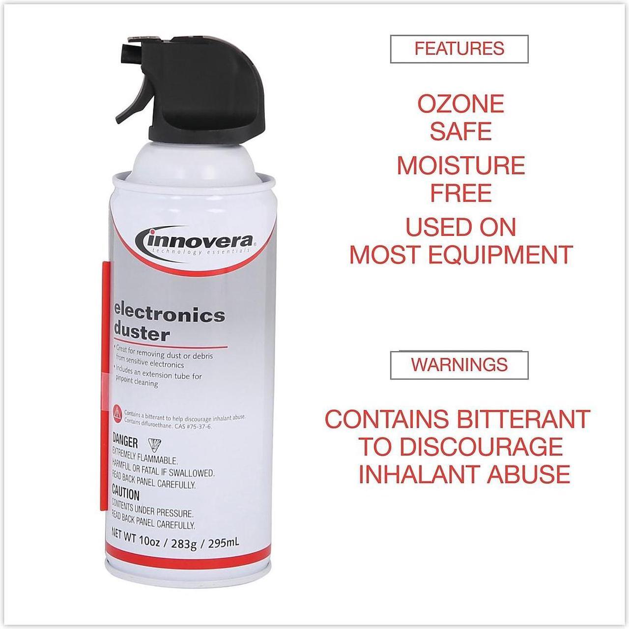 Alt view image 8 of 13 - Compressed Air Duster Cleaner, 10 oz Can, 2/Pack 10012