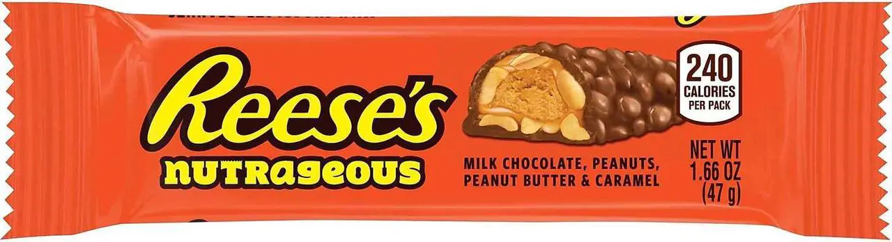 Main image of Reese's NutRageous Milk Chocolate Candy Bar 1.66 oz. 18/Box (HEC10930)