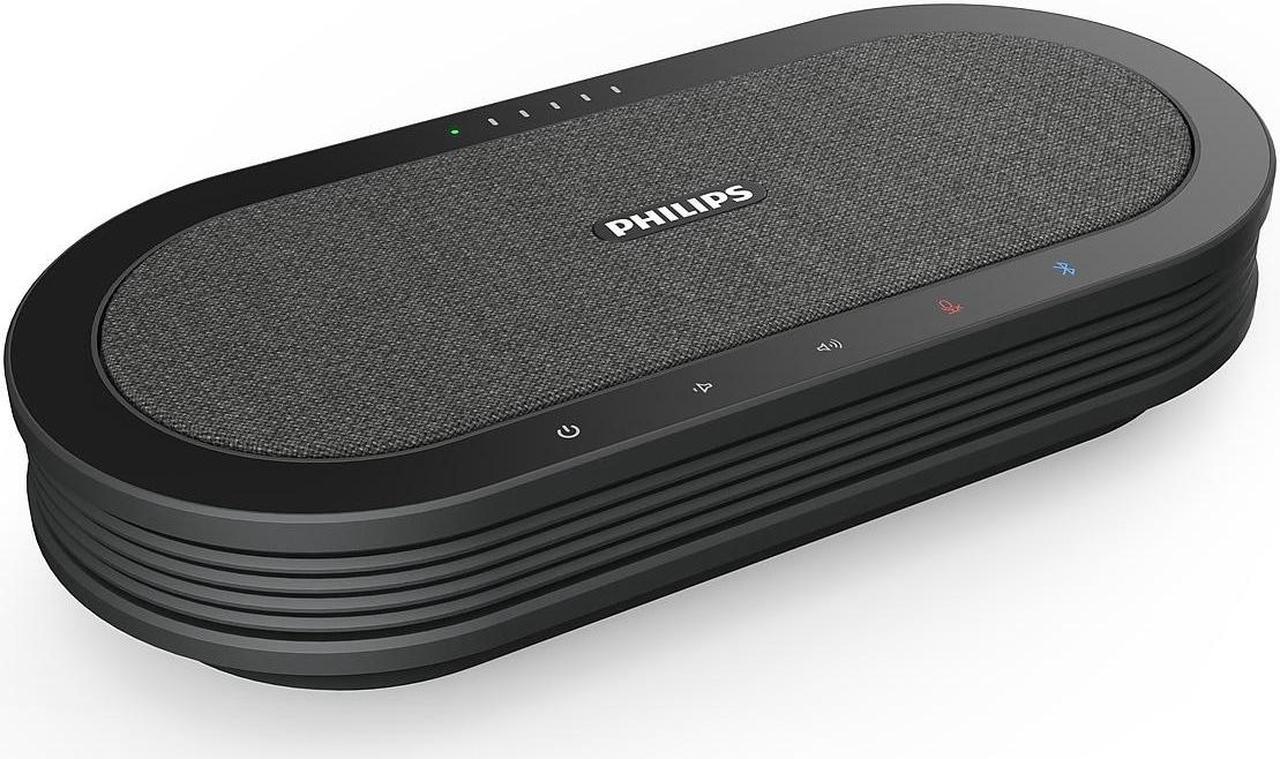 Main image of Philips SmartMeeting Bluetooth Speakerphone with Sembly AI Meeting Assistant Dark Gray (PSE0501)
