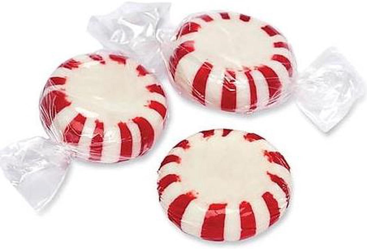 Main image of Office Snax Starlight Peppermints Hard Candy Starlight Peppermint Individually Wrapped 1lb Bag 00670