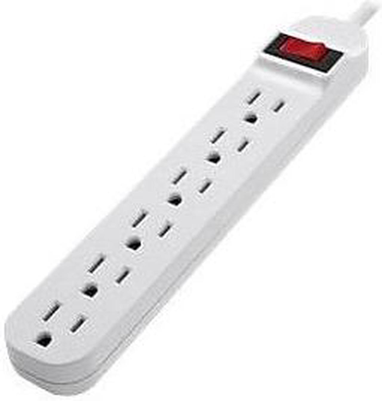 Belkin 6 Outlet Power Strip White (F9P609-03) F9P60903DP