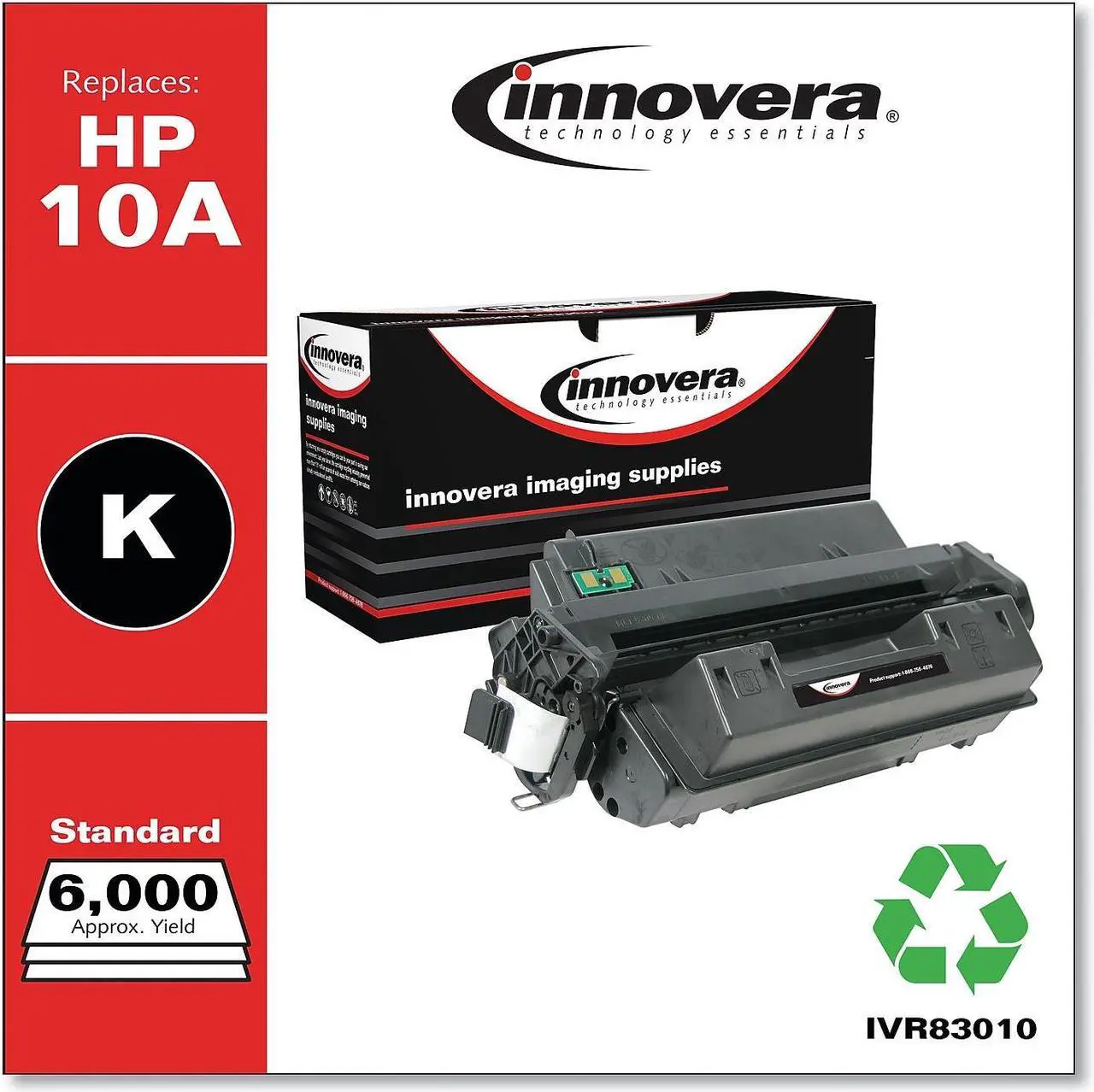 Alt view image 6 of 19 - Innovera Compatible Black Toner Cartridge (Alternative for HP 10A/Q2610A)