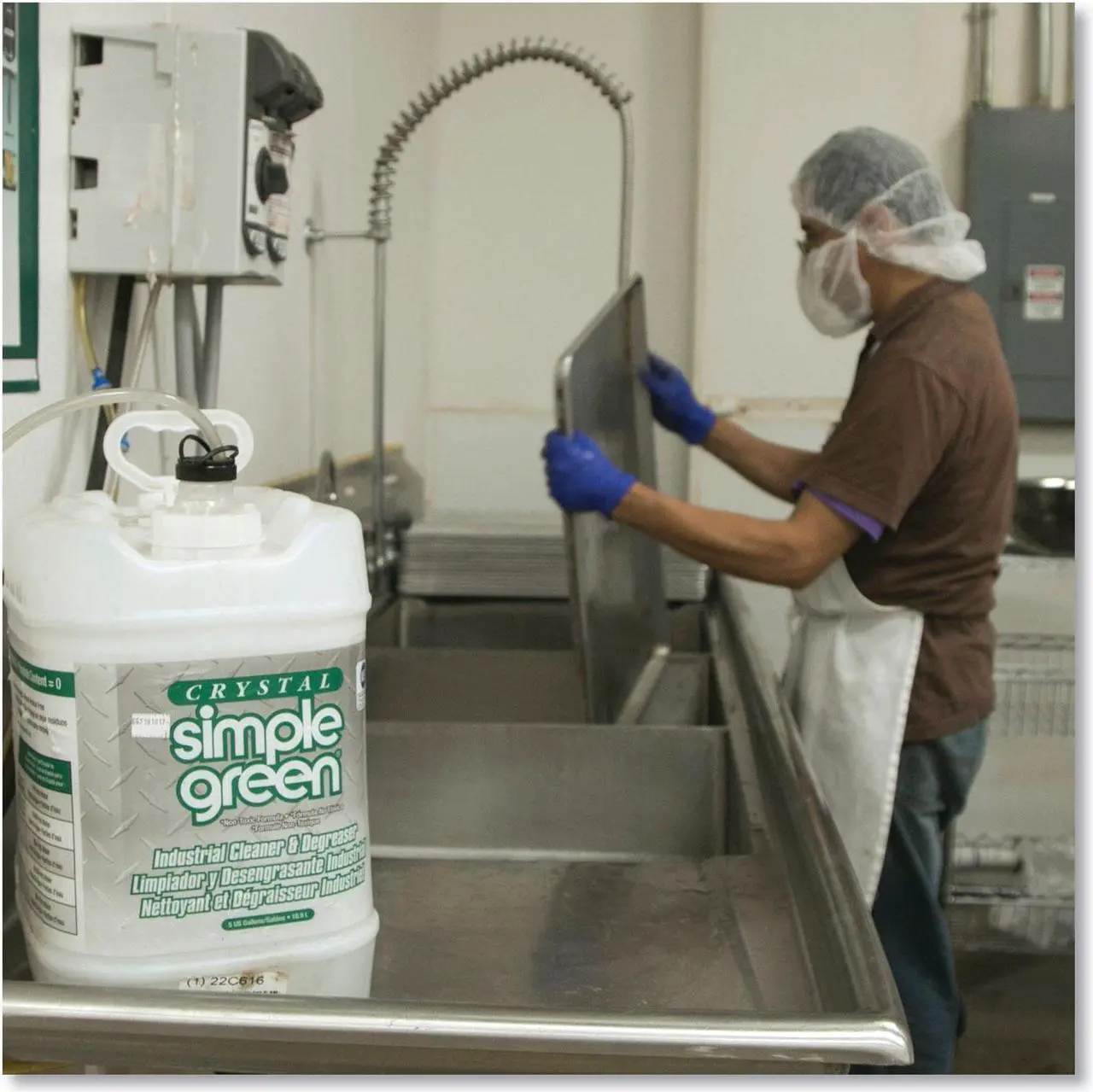 Alt view image 3 of 3 - SMP Crystal Industrial Cleaner/Degreaser 5gal Pail 19005