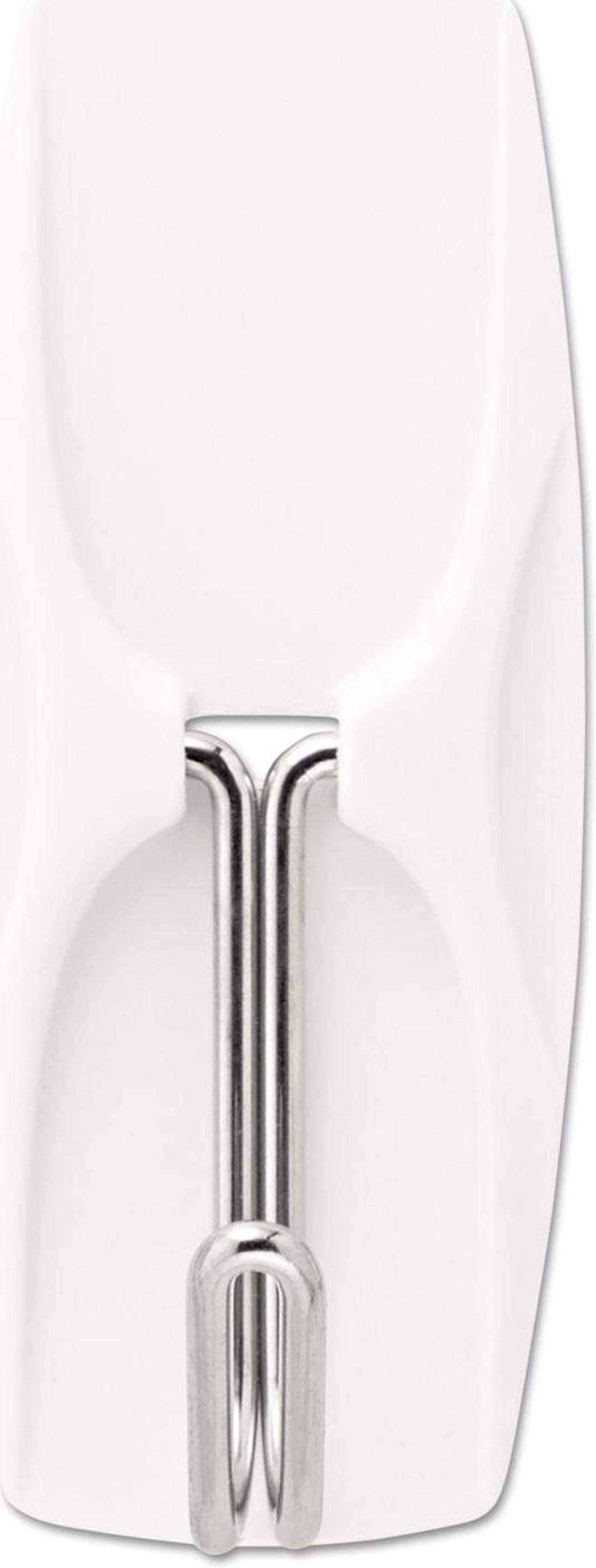 Alt view image 2 of 8 - Command General Purpose Hooks Medium 2 lb Capacity White 7 Hooks & 8 Strips/Pack 17065VPES