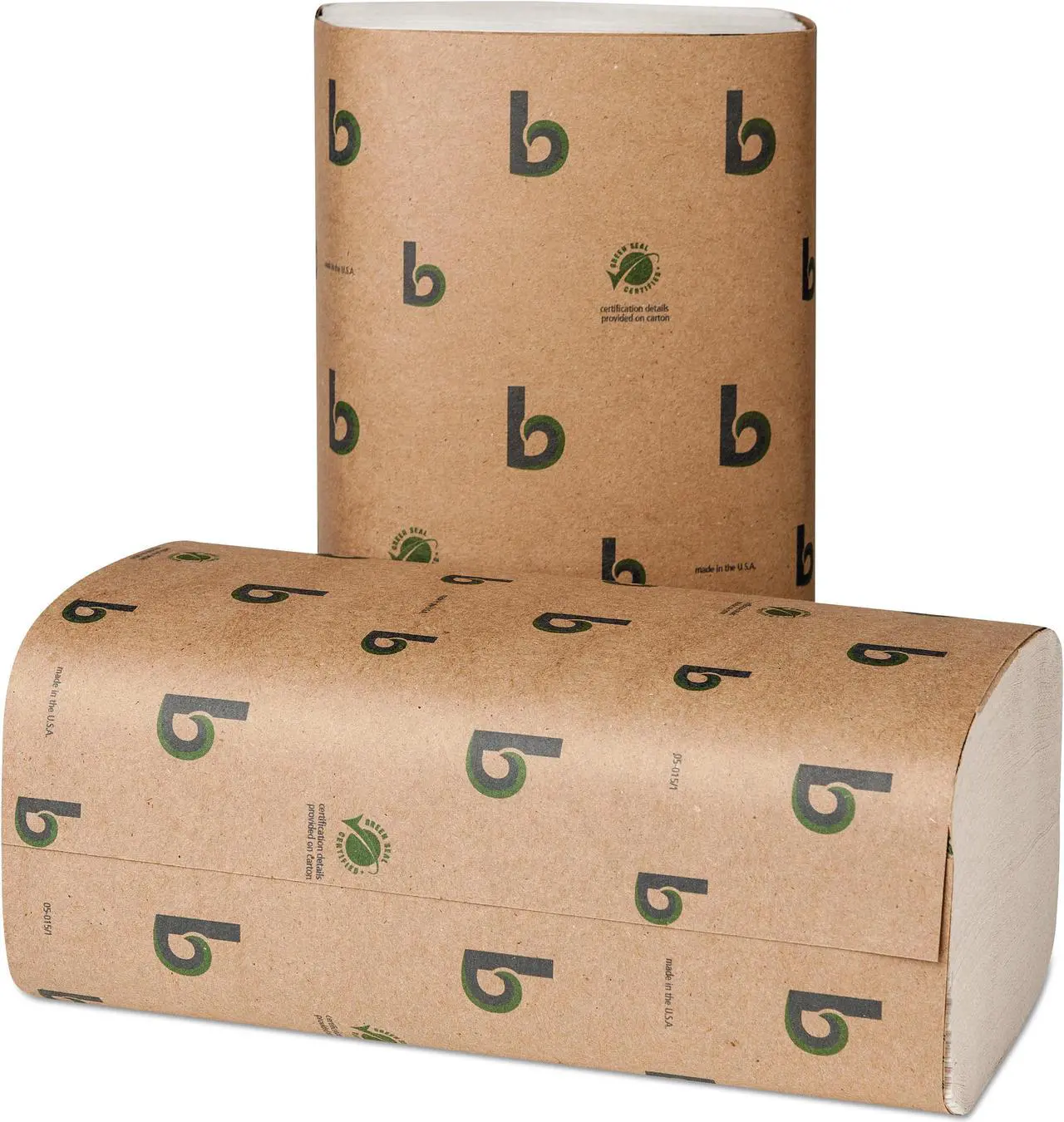 Main image of Boardwalk BWK52GREEN Green Single- Fold Towels
