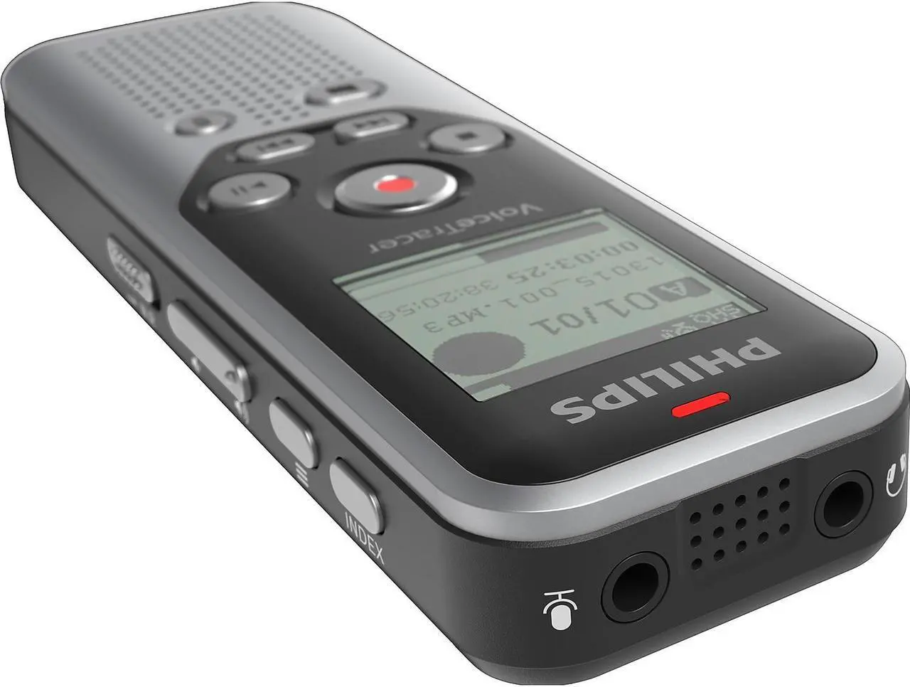 Alt view image 20 of 20 - Philips - VoiceTracer Digital Audio Recorder - Dark Silver & Black