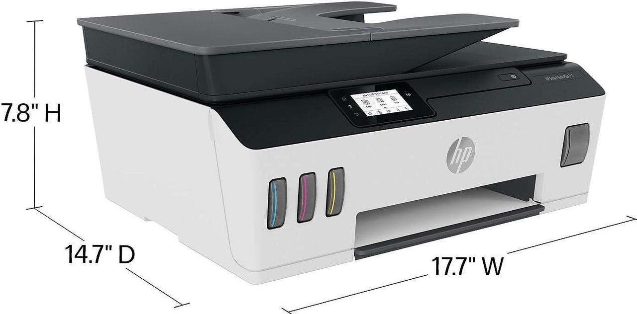 Alt view image 12 of 14 - HP Smart Tank Plus 651 Wireless All-in-One InkJet Printer, Color Mobile Print,