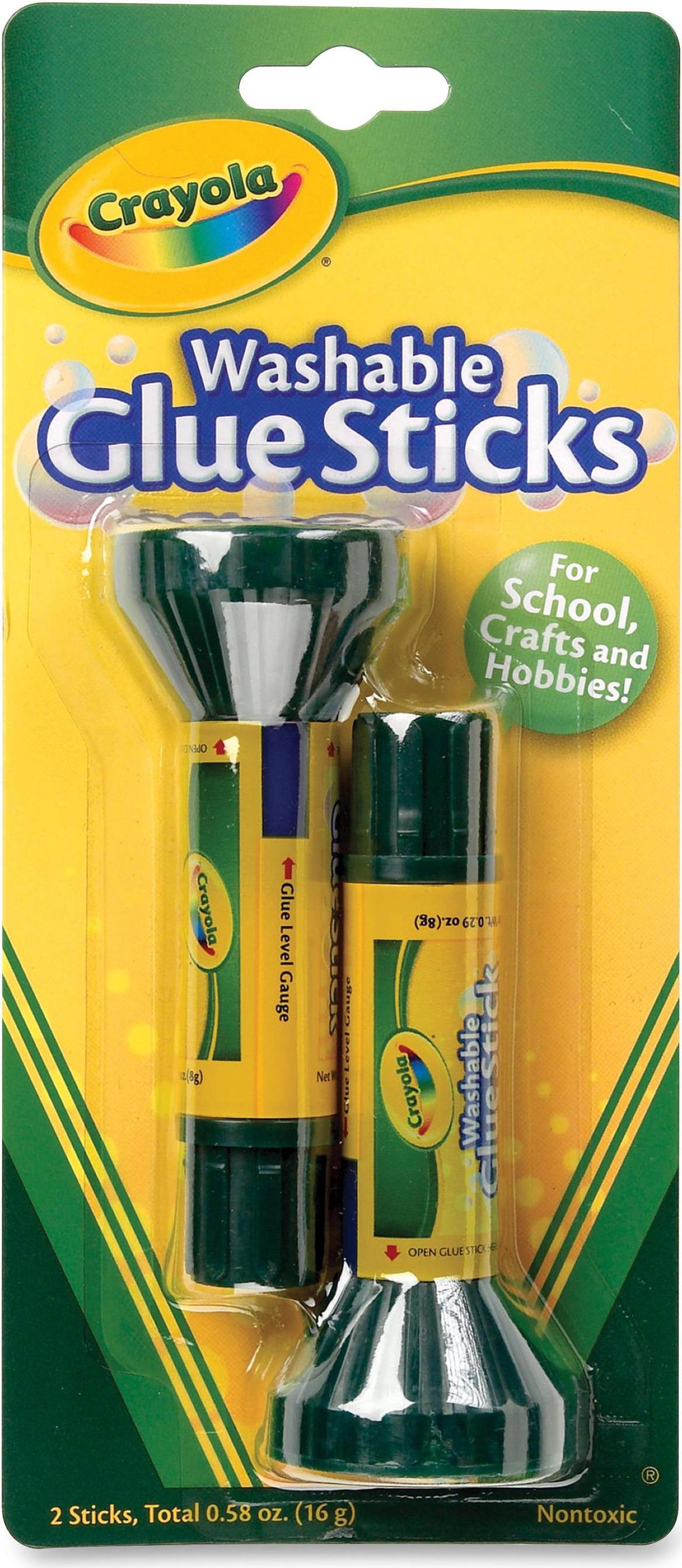 Alt view image 2 of 7 - Crayola Washable Glue Sticks-.20 Ounce 2/Pkg