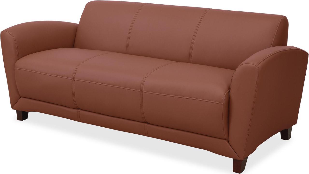 Lorell Reception Seating Collection Sofa - 34.5" x 75" x 31.1"  LLR68946