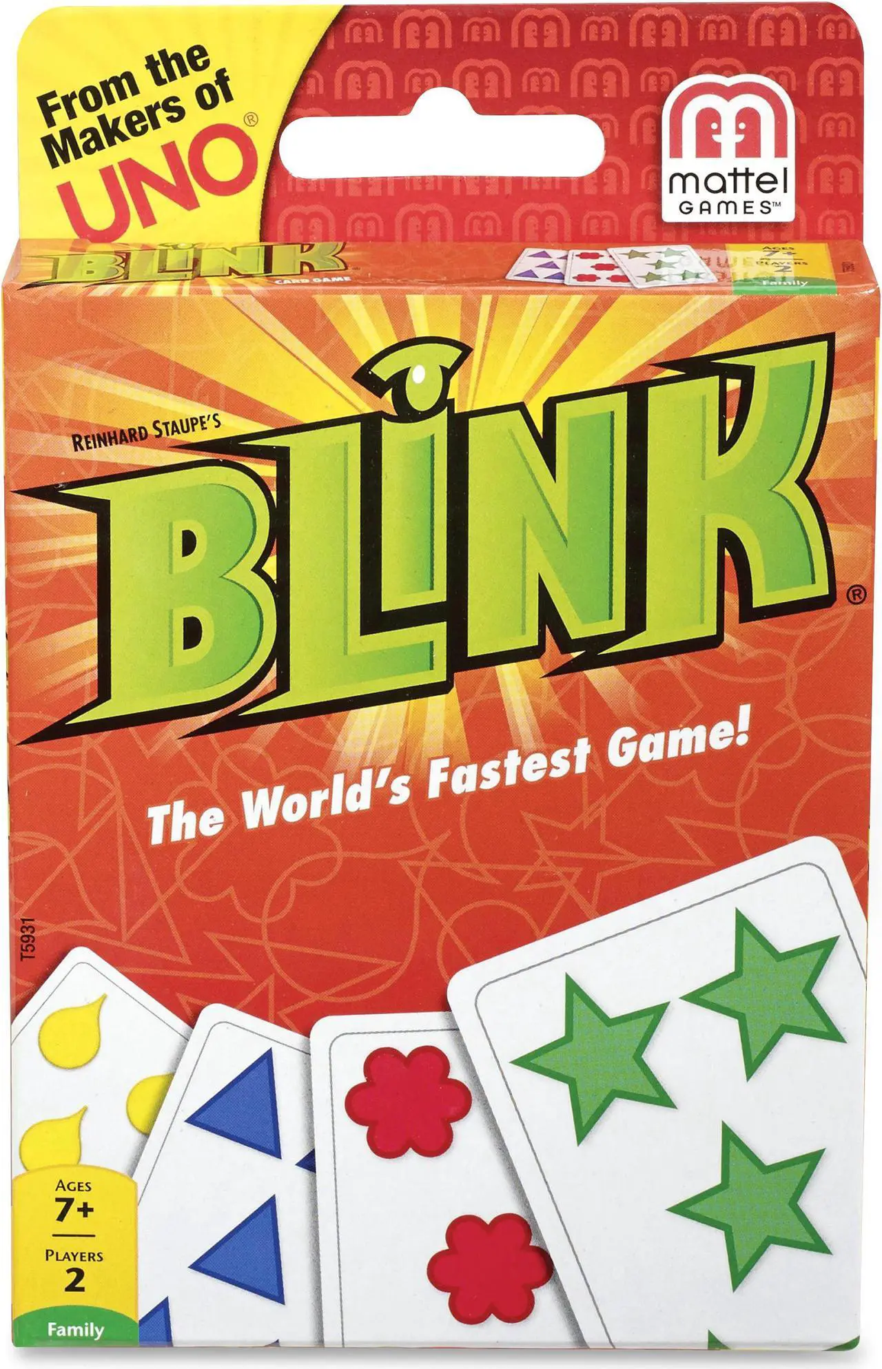 Alt view image 9 of 20 - Blink Fast-Paced Family Fun Card Strategy Board Game Mattel, Inc. T5931