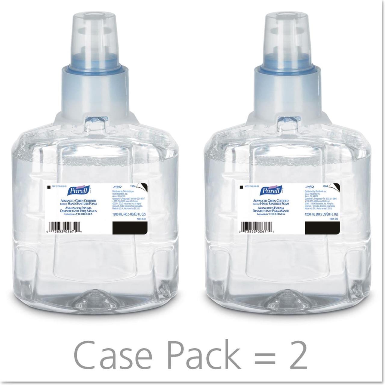 Alt view image 6 of 8 - Gojo GOJ190402CT Purell Ltx-12 Hand Sanitizer Foam Refill