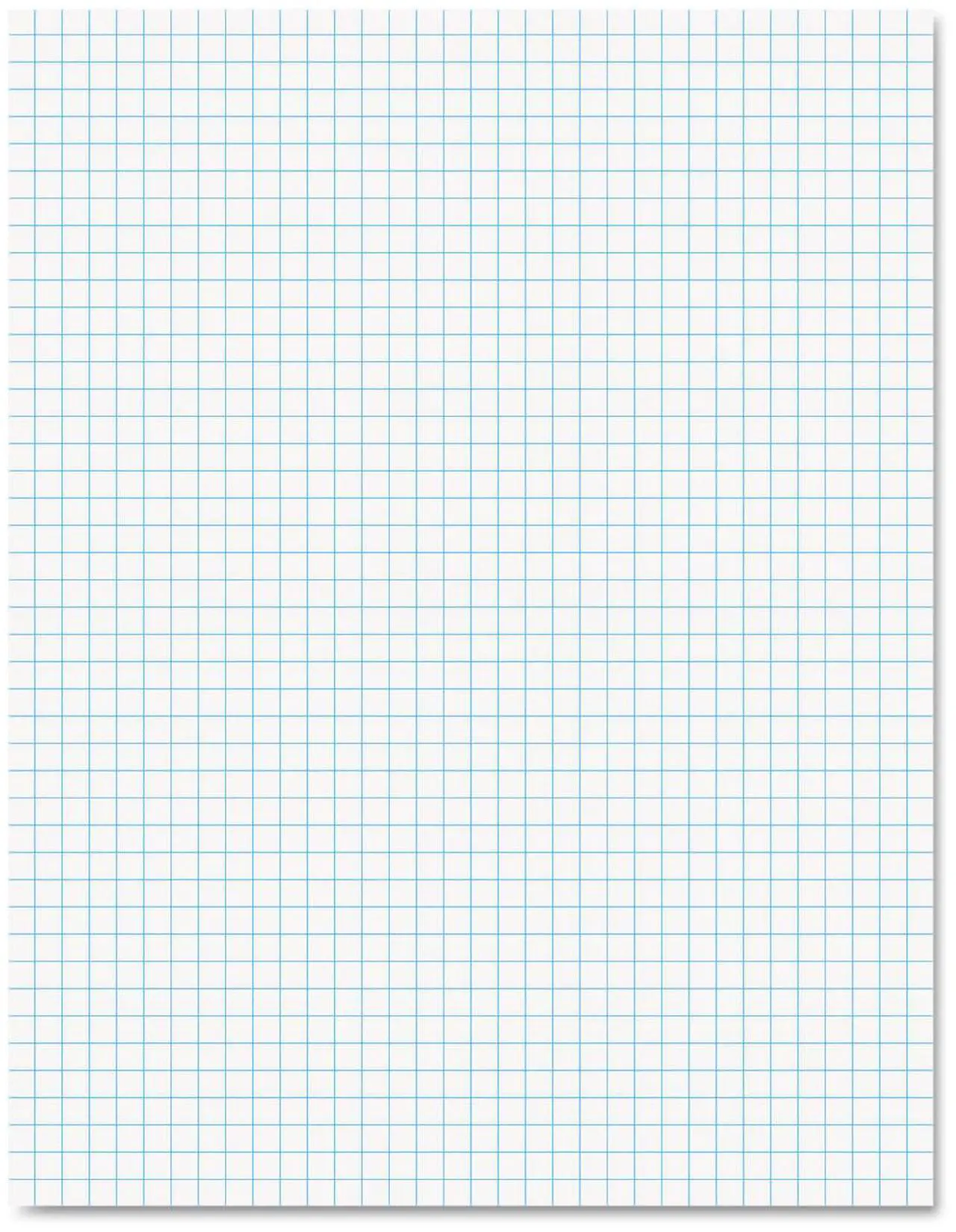 Alt view image 8 of 11 - Ampad Quadrille Pads 4 Squares/Inch 8 1/2 x 11 White 50 Sheets 22000