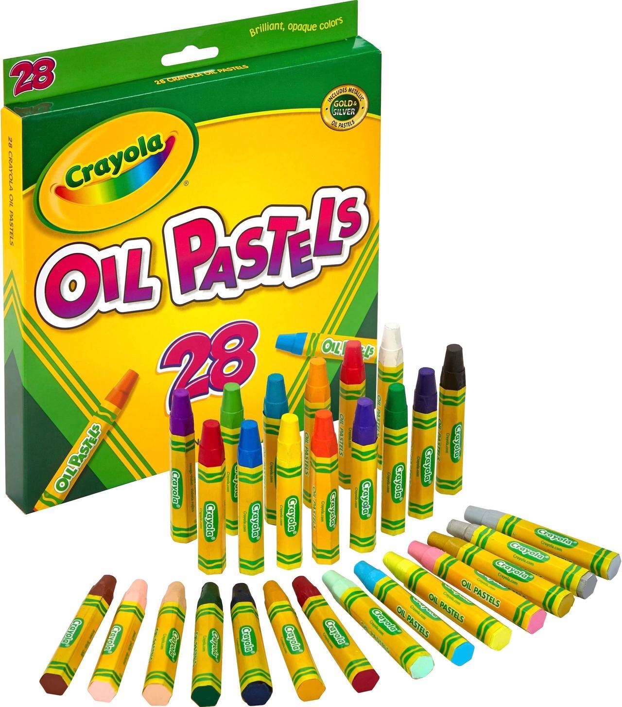 Alt view image 9 of 13 - Crayola Oil Pastels-28/Pkg