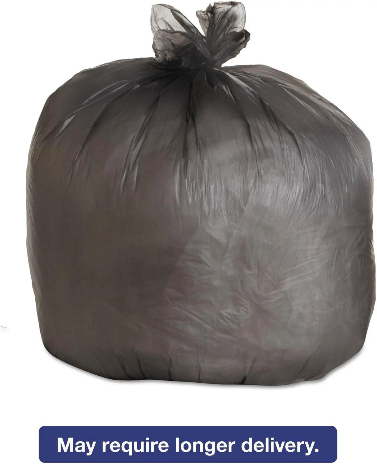 Alt view image 5 of 5 - Boardwalk 404622BLK High-Density Can Liners, 40 x 46, 45-Gal, 19 Micron Equivalent, Black, 25/Roll, 1 Roll
