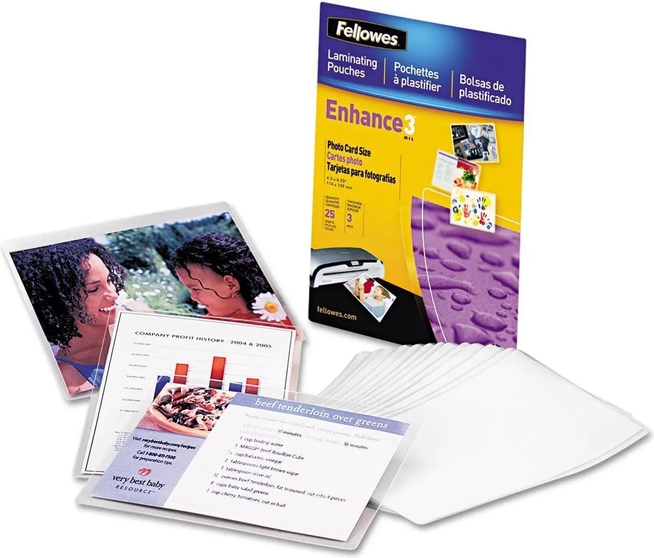 Alt view image 12 of 20 - TP5854100 3M Letter Size Thermal Laminating Pouches, 5 mil, 100/Pack