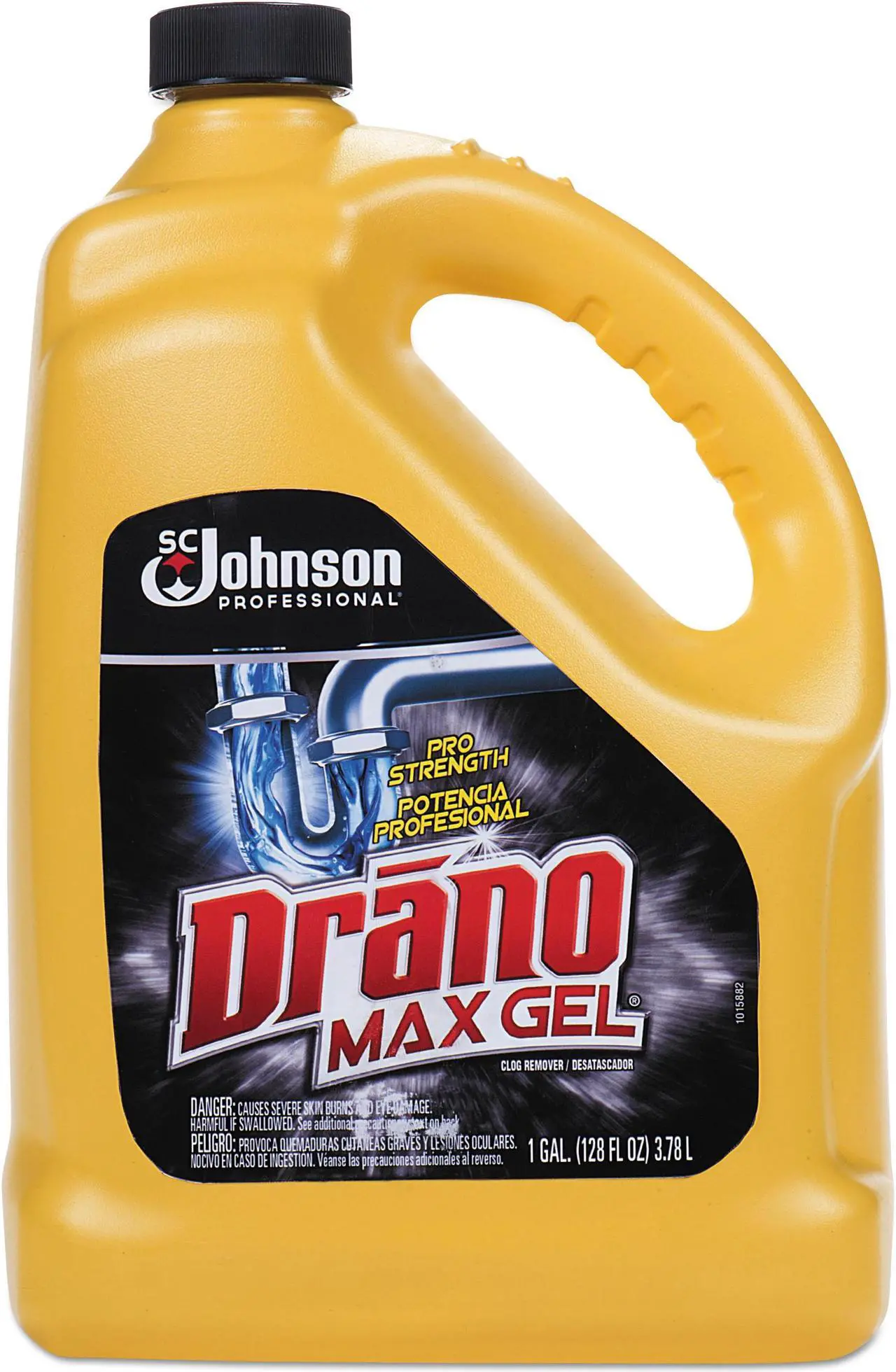 Alt view image 8 of 10 - Max Gel Clog Remover, Bleach Scent, 128 oz Bottle, 4/Carton 696642