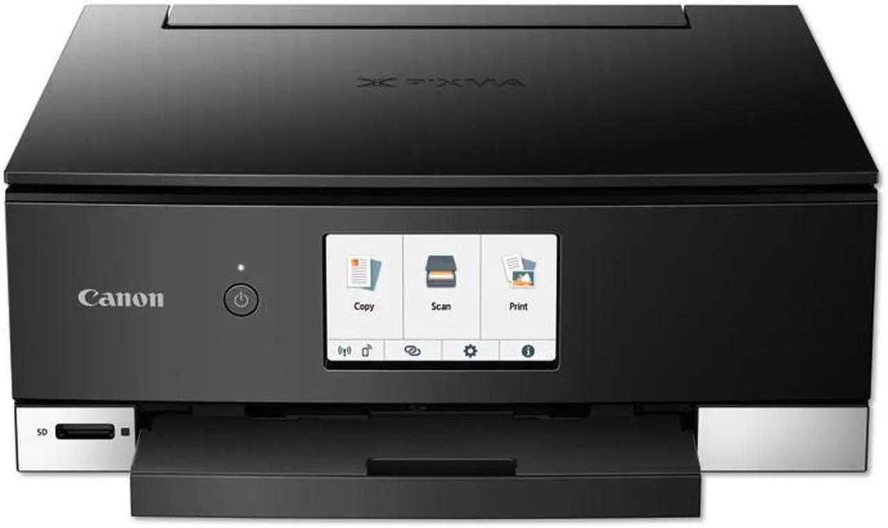 Alt view image 4 of 8 - Canon PIXMA TS8220 (2987C002) Duplex 4800 DPI x 1200 DPI Wireless/USB Color Inkjet All-In-One Printer - Black