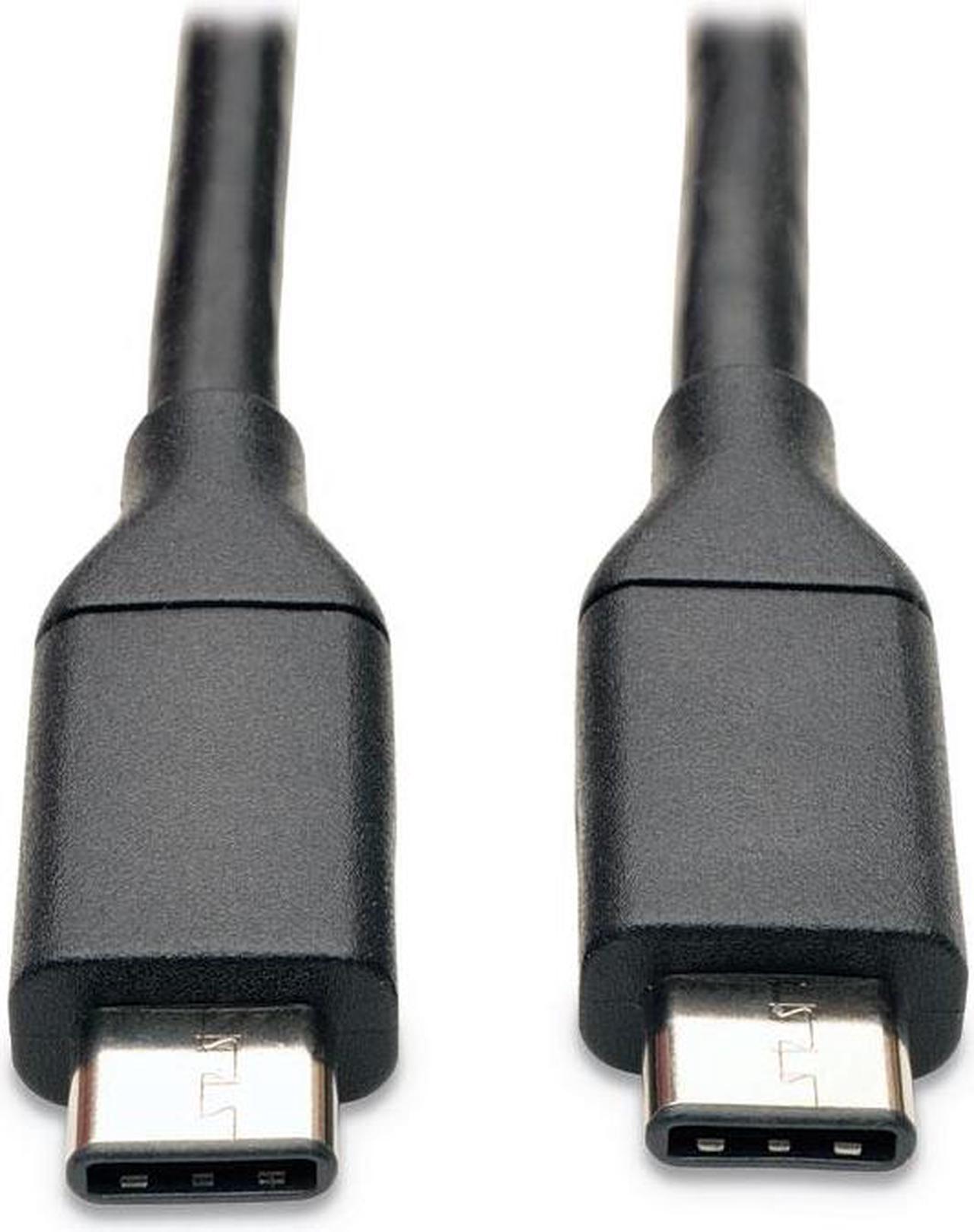 Alt view image 3 of 9 - Tripp Lite U420-003 Black USB 3.1 Gen 1 (5 Gbps) Cable, USB Type-C (USB-C)
