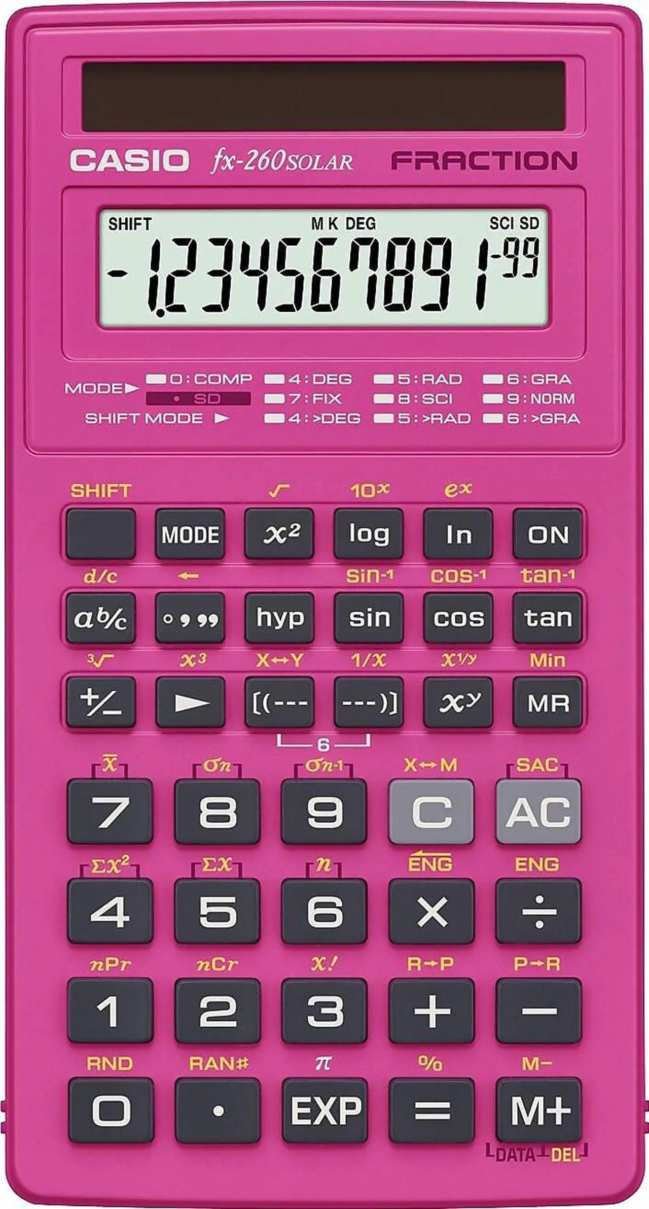 Alt view image 2 of 3 - CASIO COMPUTER CO., LTD FX-260SOLAR SCIENTIFIC CALCULATOR FX-260SLR-PK