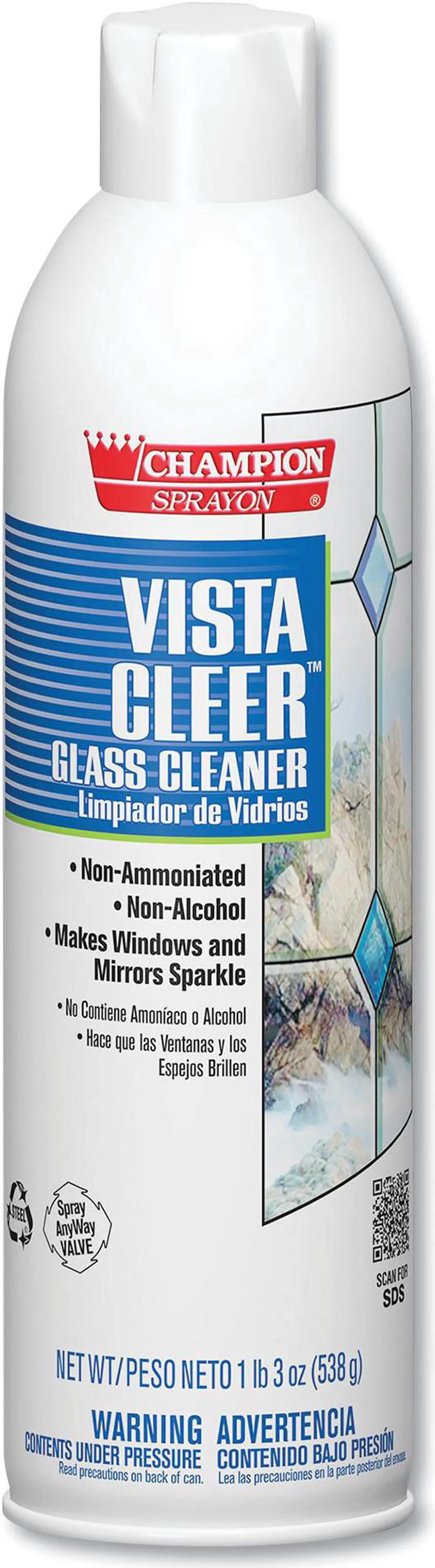 Main image of Chase Products Vista Cleer Ammonia-free Clean Scent 20 oz Aerosol 12/Carton 5155