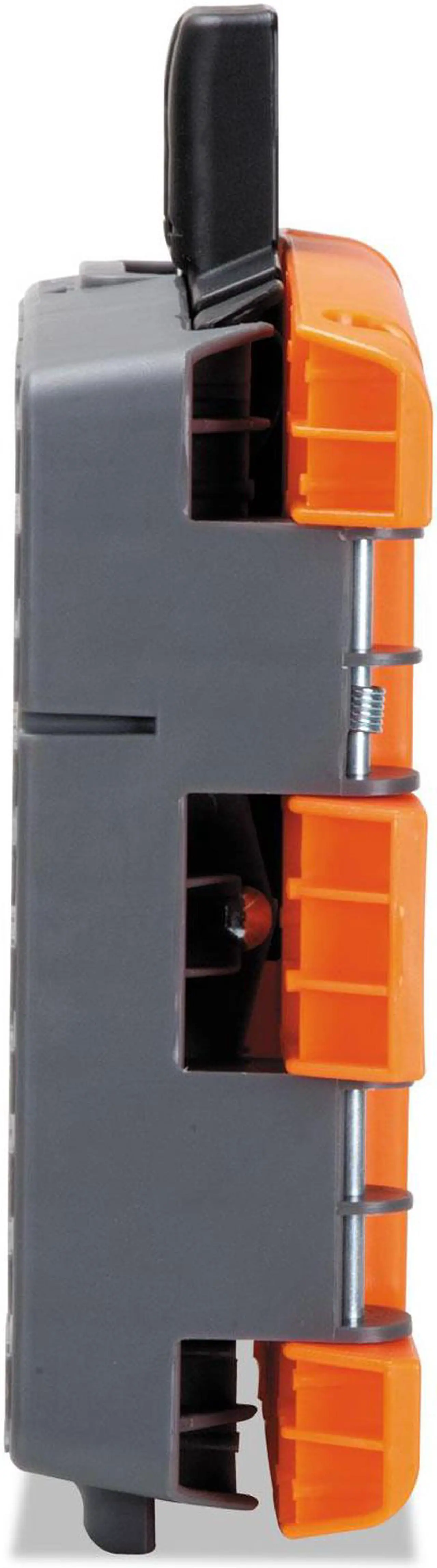 Alt view image 7 of 18 - Cosco 11903BGO1E One-Step Folding Step Stool, 300 Lb, 8 1/2 Inch Working Height, Orange/Gray