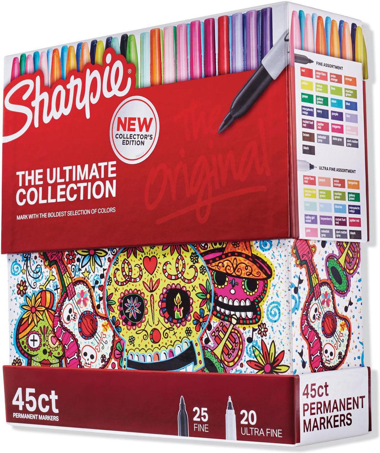 Main image of Sharpie Permanent Markers Ultimate Collection Assorted Tips Assorted Colors 2011580