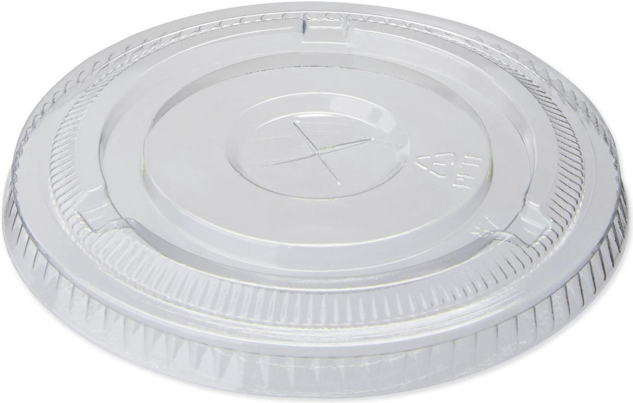 Dixie Cold Drink Cup Lids Fits 16 oz Plastic Cold Cups Clear CL1424PET ...
