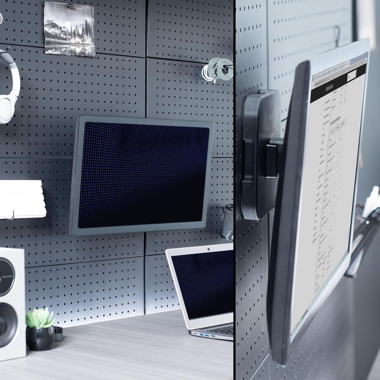 Alt view image 5 of 7 - VIVO Magnetic 13 to 34 inch Monitor Mount for Steel Surfaces, Holds up to 17.6 lbs, Black, MOUNT-MAG01