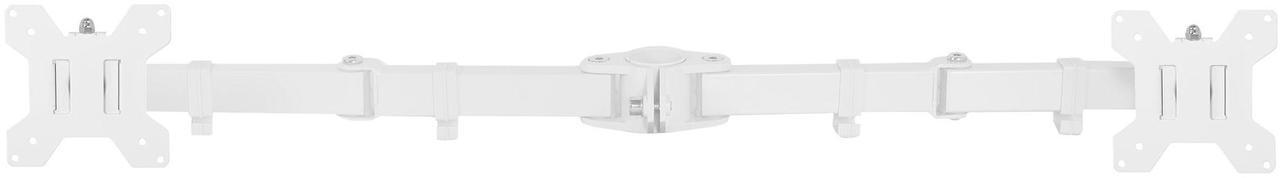 Main image of VIVO White Fully Adjustable Dual Monitor Arm for Desk Mount Stand