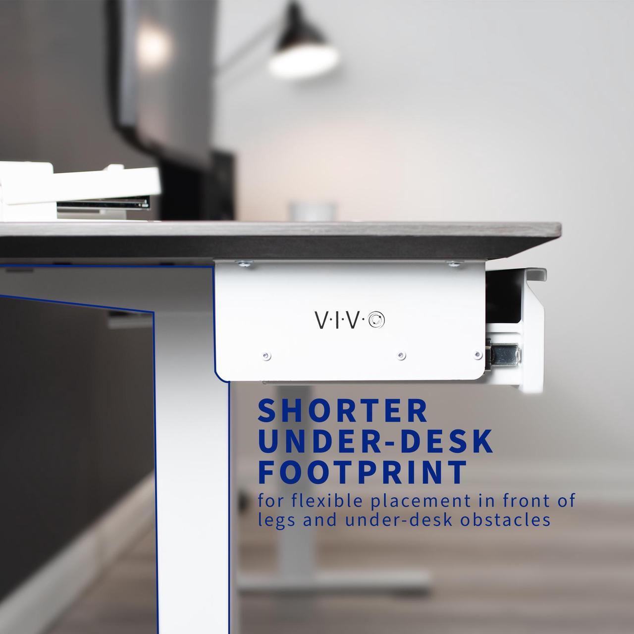 Alt view image 5 of 7 - VIVO White 16" Under Desk Pull-out Drawer without Shell, Storage Organizer for Sit Stand Workstation (DESK-AC03A-W)
