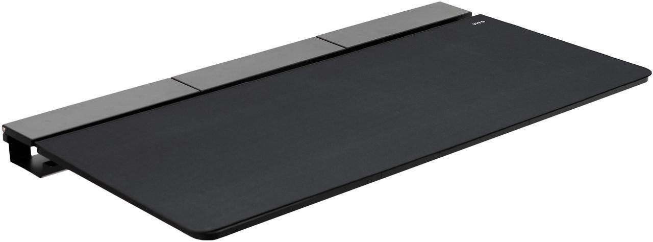Main image of VIVO Black 60" x 30" Concealed Cable Table Top with Full-Size Mouse Pad for Standard & Sit Stand Desk Frames, DESK-TOP3