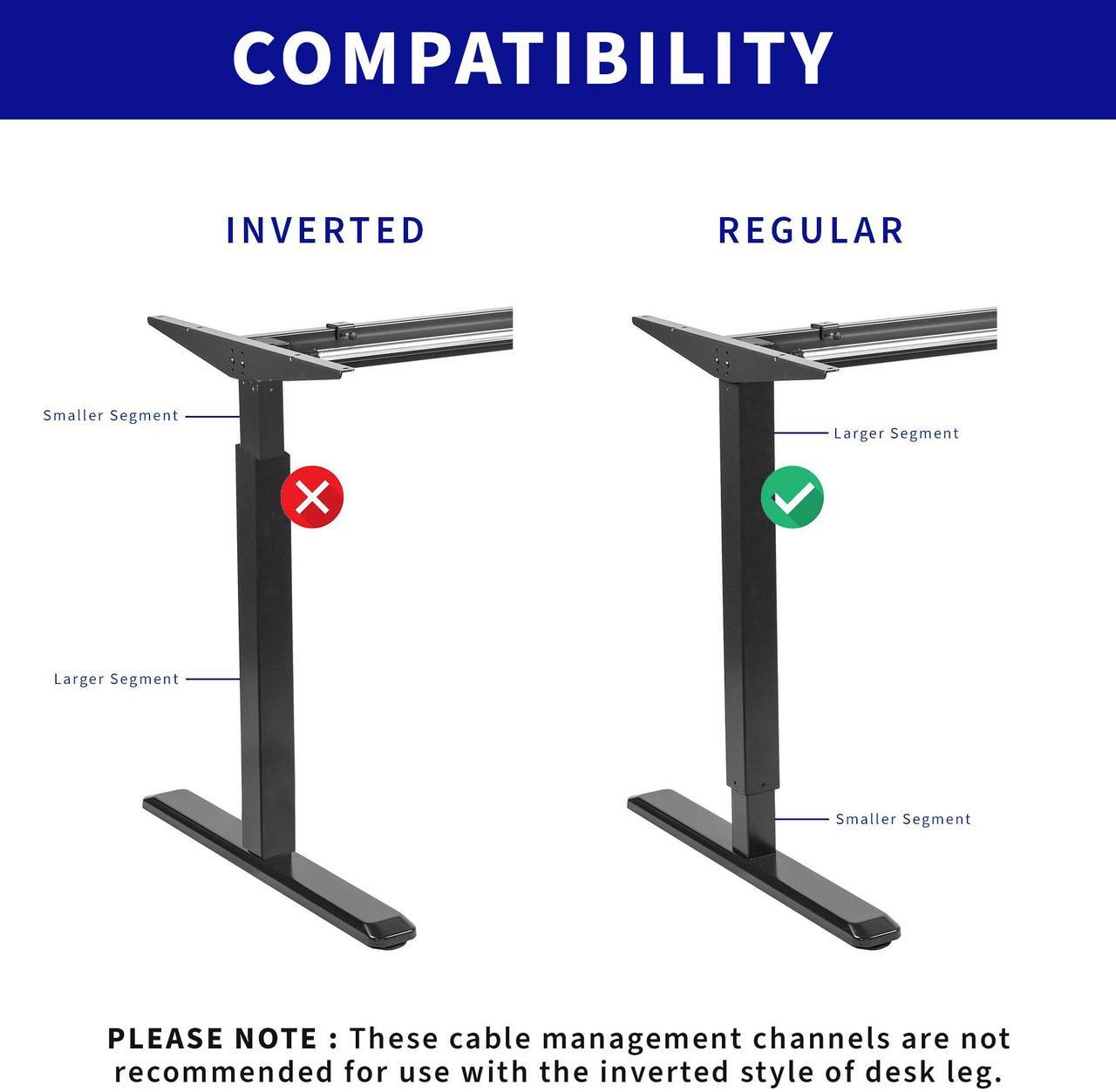 Alt view image 5 of 8 - VIVO Black Magnetic 14 inch Vertical Cable Management Channel, Cord Organizer, Wire Hider Cover (DESK-AC01-1MB)
