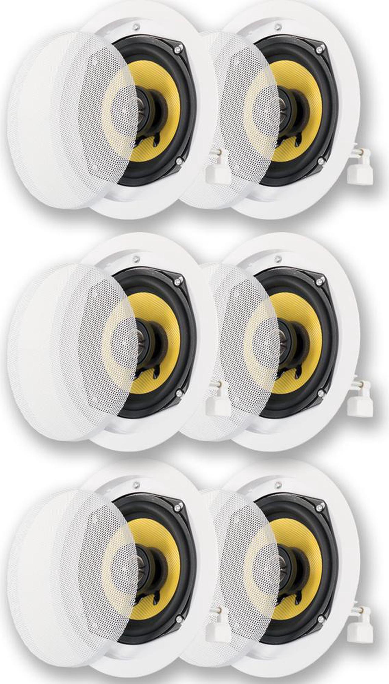 Main image of Acoustic Audio HD-5 In Ceiling Speakers Home Theater Surround Sound 3 Pair Pack