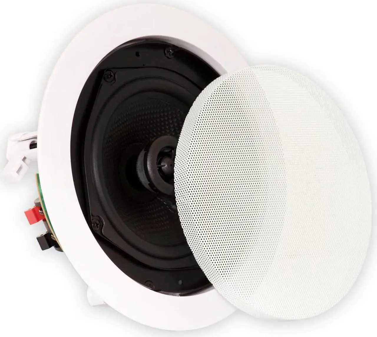 Alt view image 2 of 8 - Theater Solutions TS50C In Ceiling Speakers Surround Sound Home Theater 5 Speaker Set