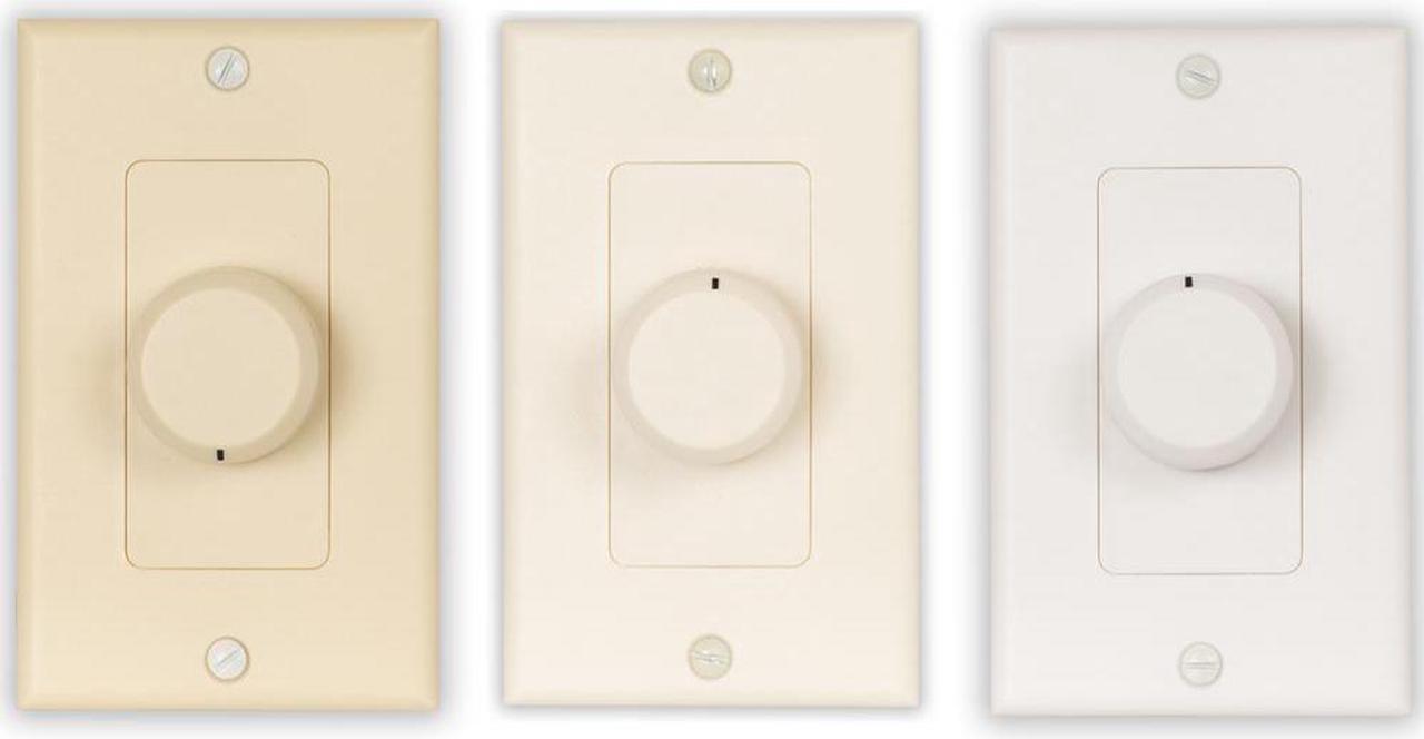 Alt view image 2 of 5 - Acoustic Audio AAVCD3C Speaker Volume Control Dial 3 Color White Ivory Almond