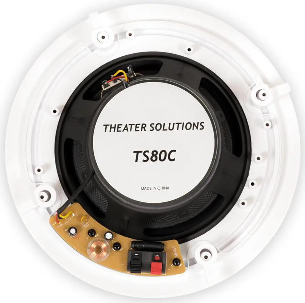 Alt view image 4 of 5 - Theater Solutions TS80C In Ceiling 8" Speakers Surround Sound Home Theater 5 Speaker Set