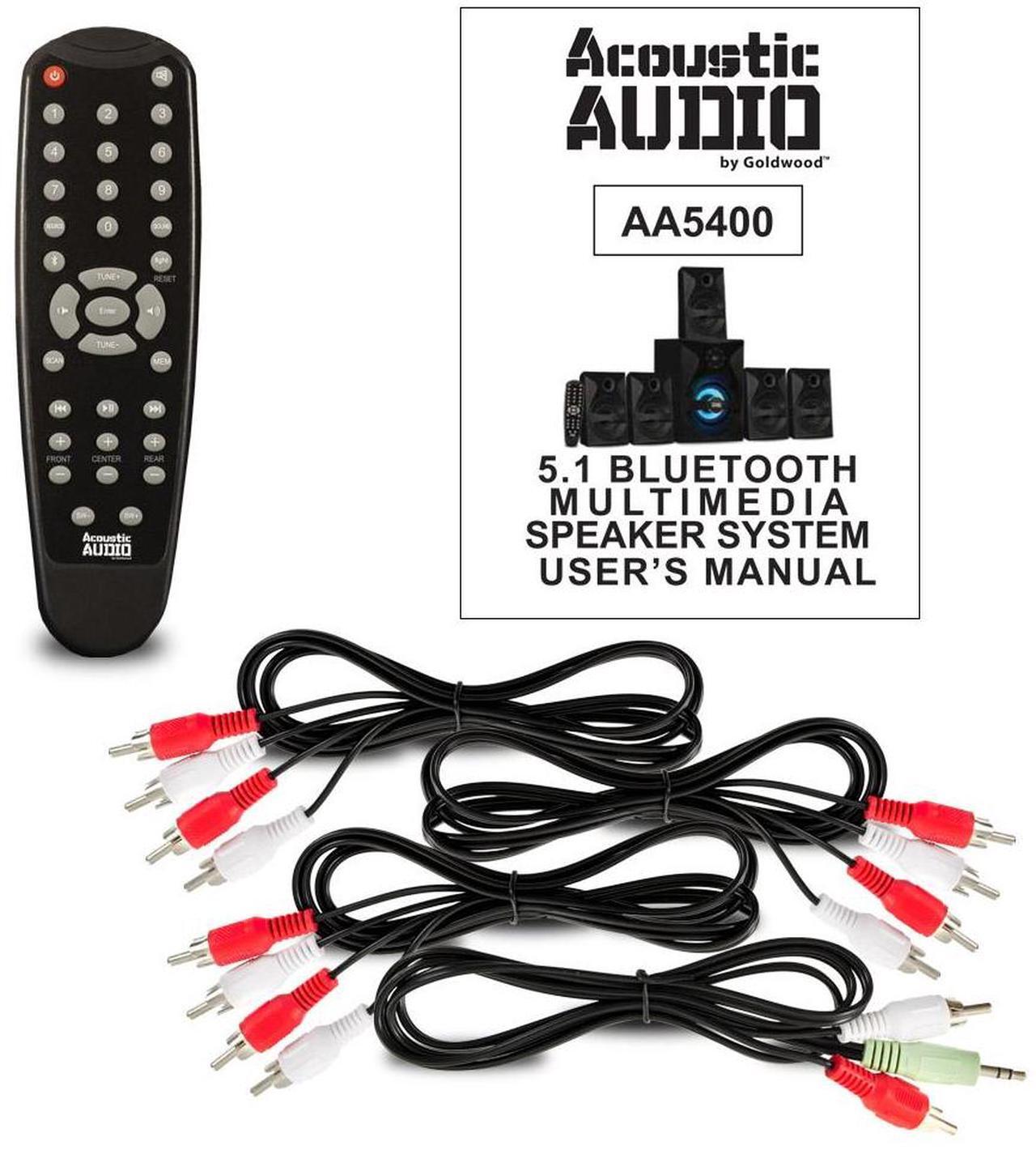 Alt view image 15 of 15 - Acoustic Audio by Goldwood AA5400 6 Piece Surround Sound System Set Home Theater