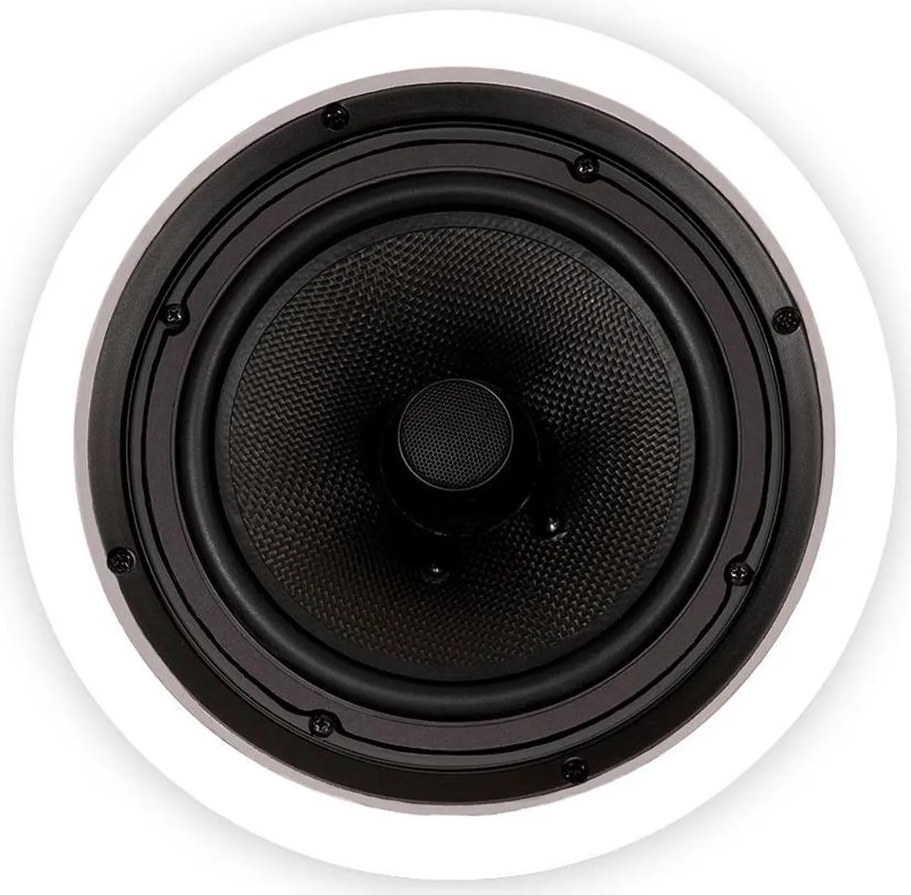 Alt view image 3 of 5 - Theater Solutions TS80C In Ceiling 8" Speakers Surround Sound Home Theater 5 Speaker Set