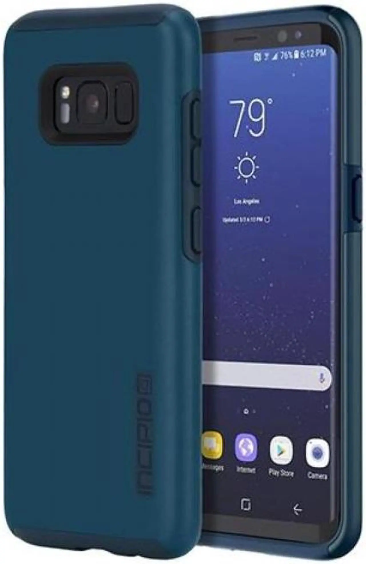 Alt view image 13 of 13 - Incipio DualPro Deep Navy Case for Galaxy S8+ SAMCS15752
