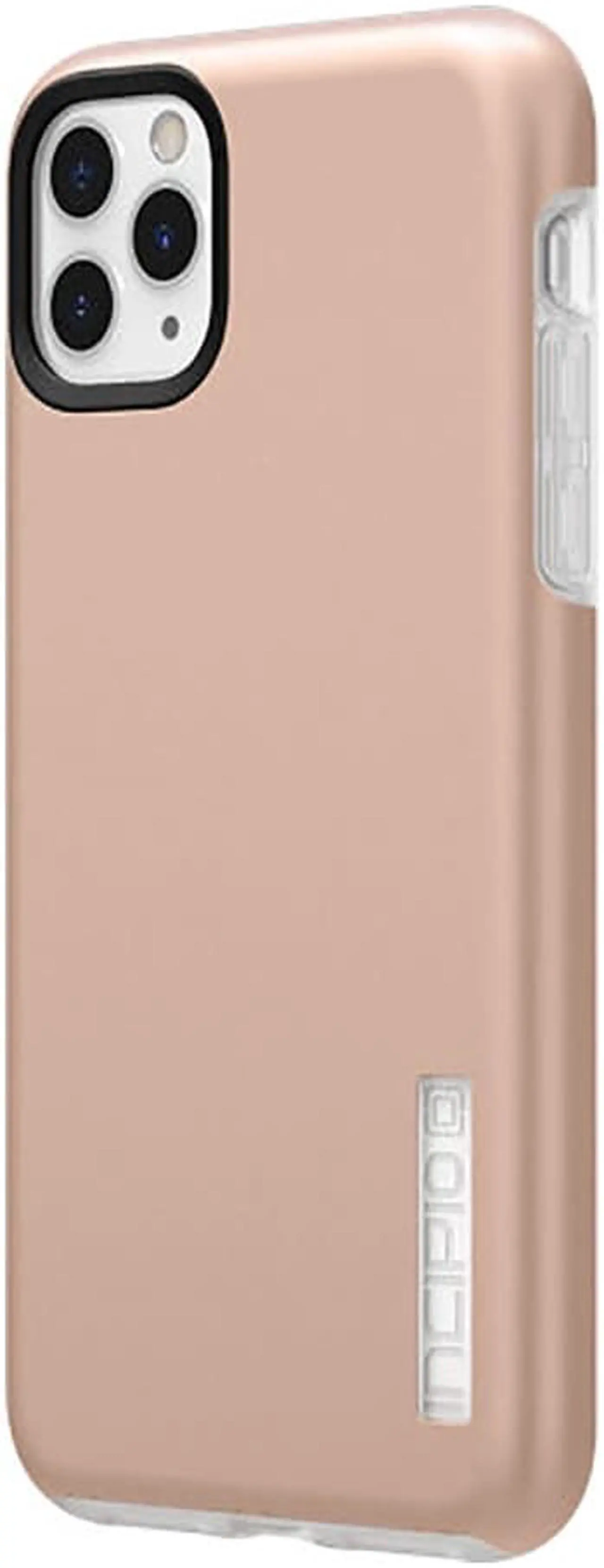 Alt view image 2 of 6 - Incipio DualPro Case for iPhone 11 Pro Max - Iridescent Rose Gold/Frost