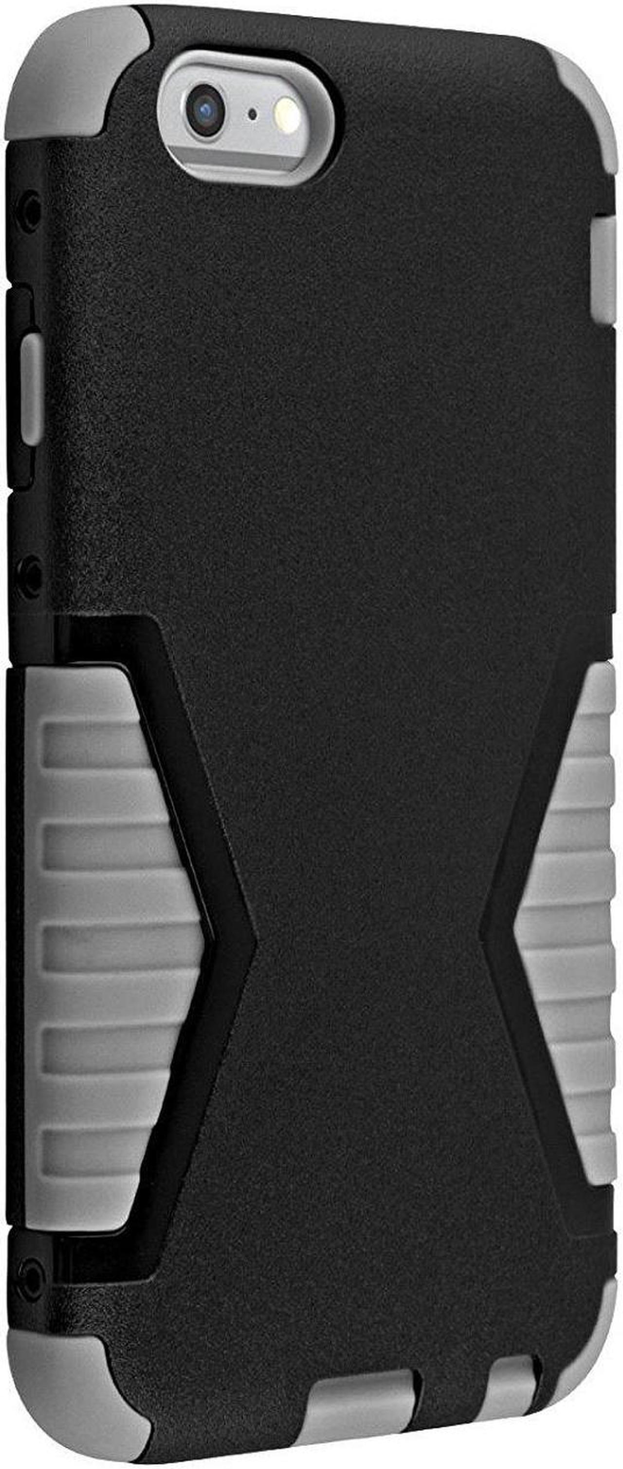 Main image of Verizon Shock Absorbent Rugged Case for iPhone 6 Plus/6s Plus - Black/Gray