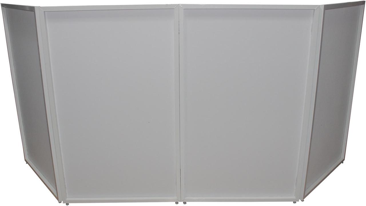 Alt view image 2 of 13 - ProX Direct XF-4X3048W MK2 Four Panel ProX DJ Facade White Collapse and Go Facade Panels