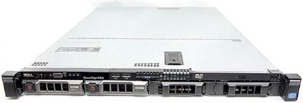 Main image of Dell PowerEdge R420 4 x 3.5" Hot Plug 2x E5-2407 Quad Core 2.2Ghz 8GB 4x 600GB H310 2x 350W