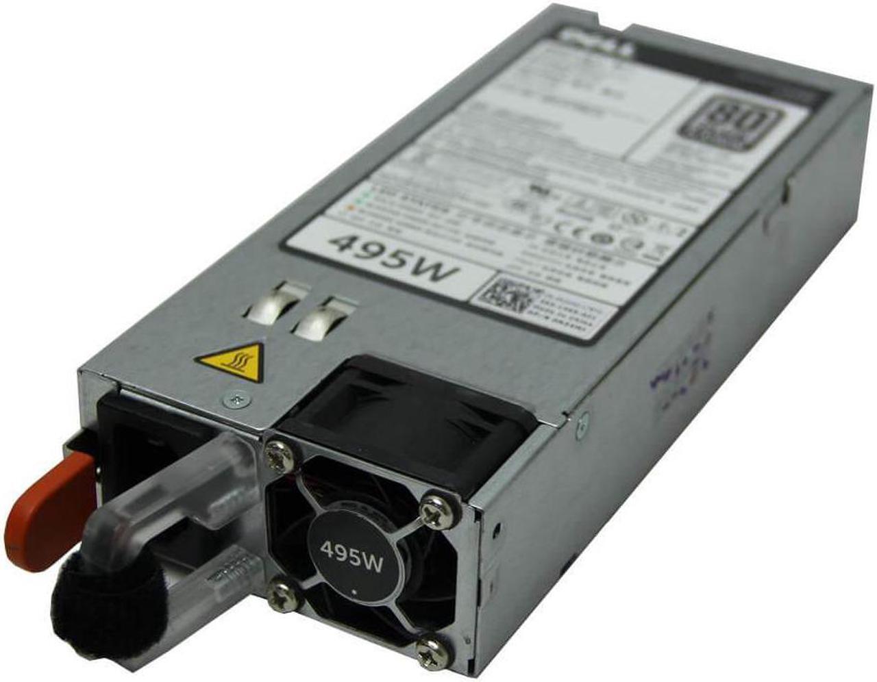 Main image of Dell 495W Redundant Power Supply for PowerEdge T620 Server PN: 3GHW3 N24MJ W4TTH